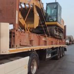 حمل بیل مکانیکی کاترپیلار